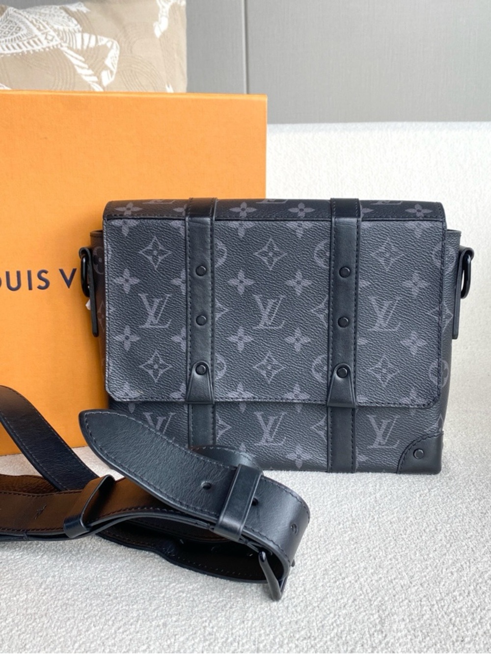Louis Vuitton | Trunk Black Monogram Shadow | Excellent Condition |Crossbody